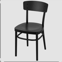 Sedia IKEA IDOLF Nera      Condizioni come nuove