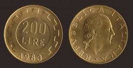 200 Lire Italien 1983