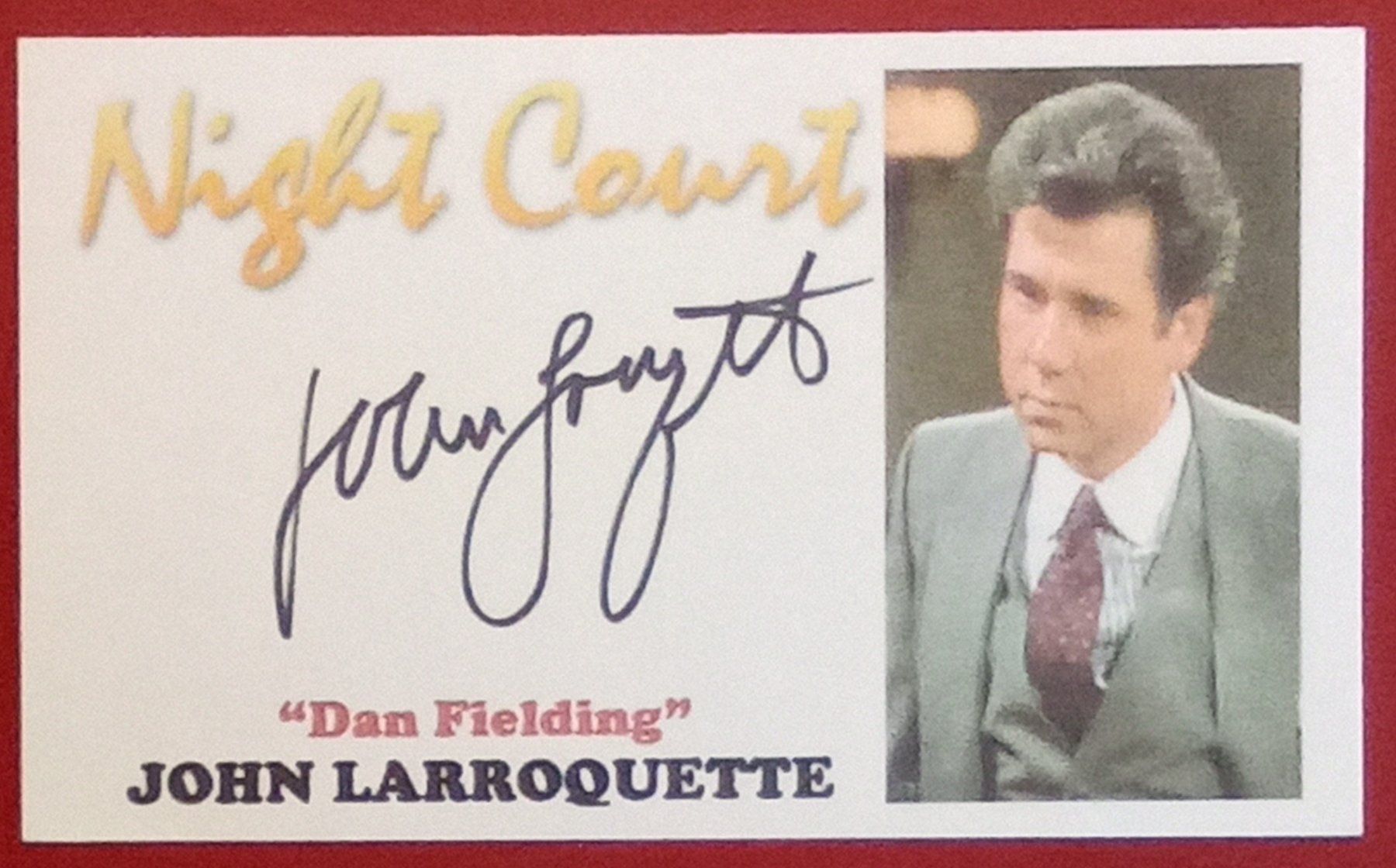 Autografi: John Larroquette Autogramm signiert Karte 8x13cm – Usato da Bischofszell venduto da Gottselig