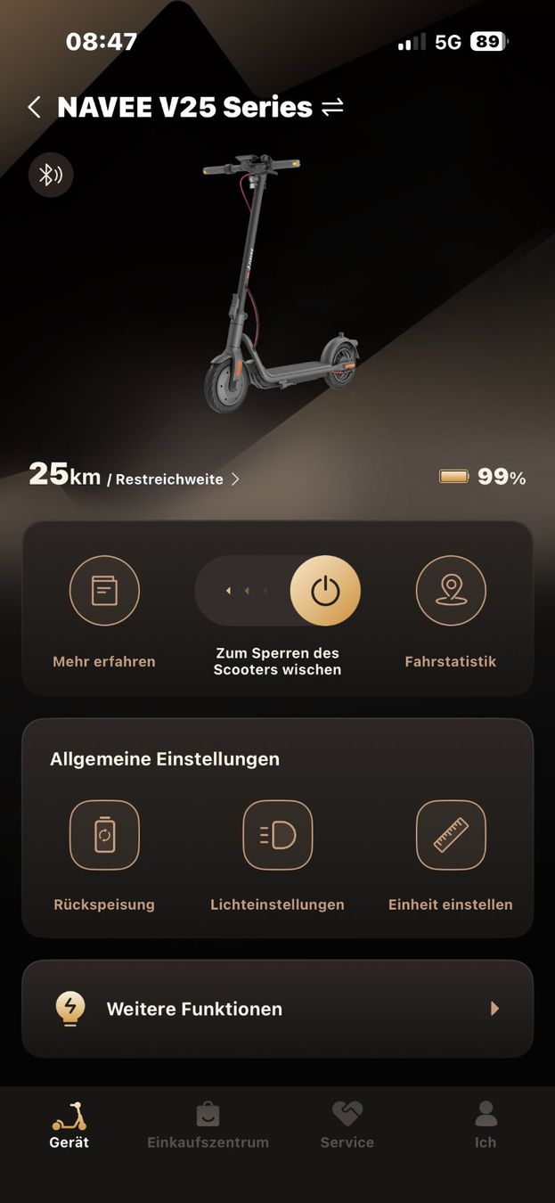Scooters: E Scooter Elektrotrottinet NAVEE V25-E – Neuf (Voir description) à Niederurnen par Moeschtli 4