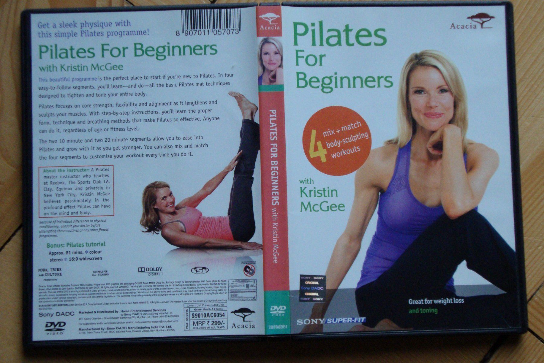 Tous les DVDs: PILATES for Beginners - Kristin McGhee – D'occasion à Bern par carola31