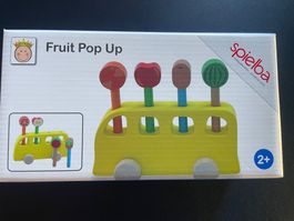 Spielba Holzspielzeug Bus Fruit Pop Up ab 2 Jahren/Neu/OVP