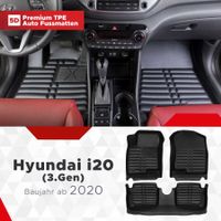5D Premium Auto Fussmatten Hyundai i20 (3.Gen) Bauj. ab 2020