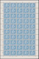 1960, Nr.355 kompletter Bogen einwandfrei postfrisch **.
