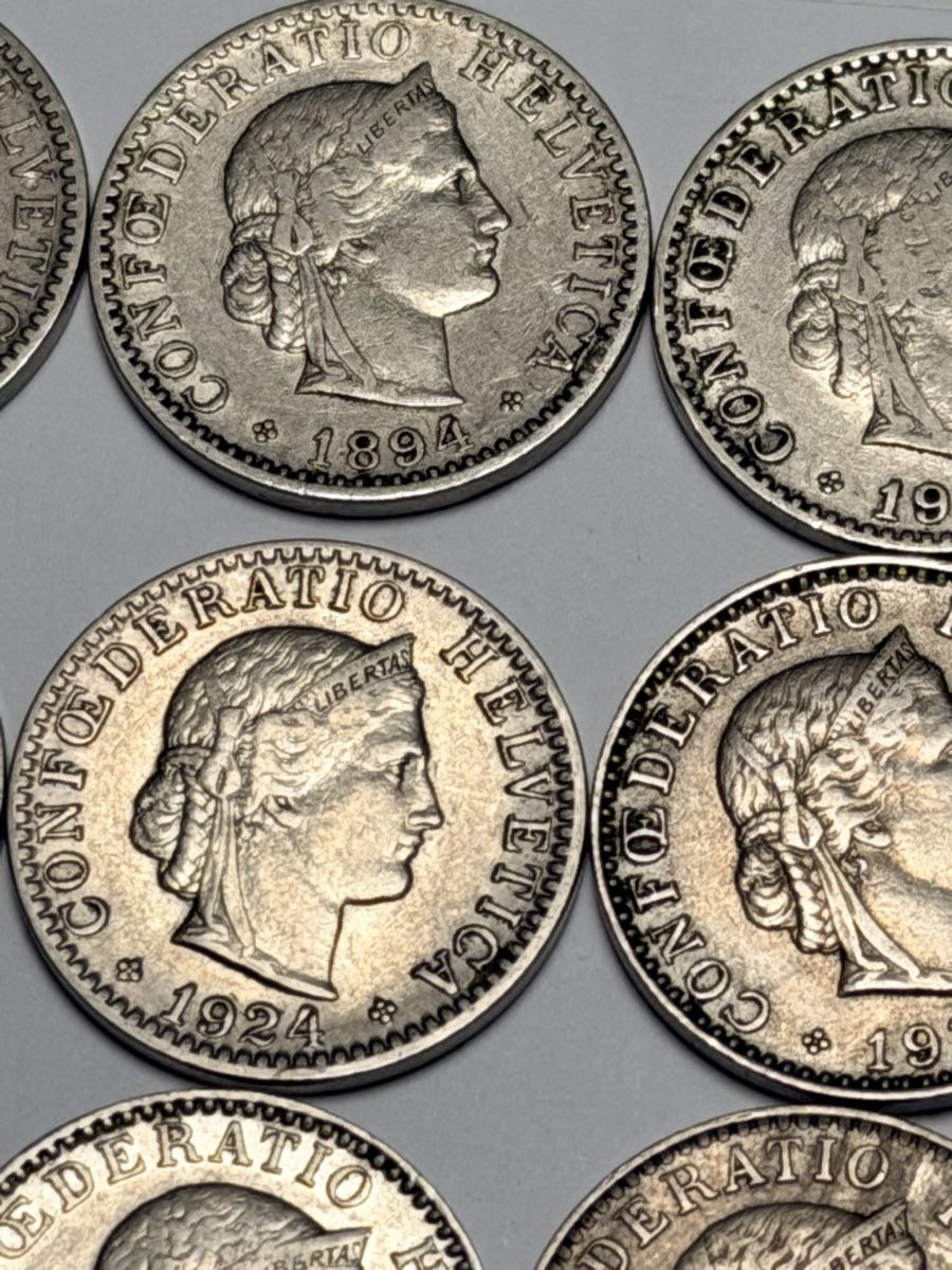 Tutti le monete: 40 pièces 0.20ct 1884-1900  – Usato da La Tour-de-Trème venduto da Ahamaya 8