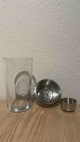 Cocktail Shaker Set Glas und Edelstahl