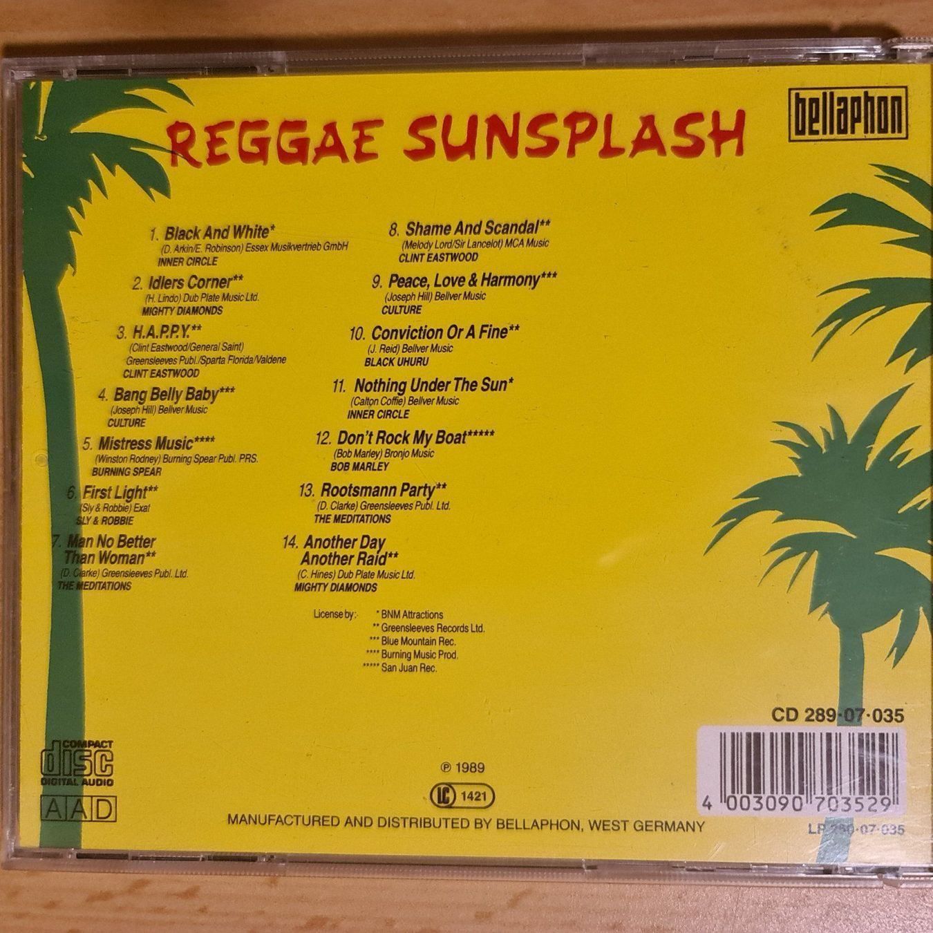 CDs: Reggae sunsplash CD – D'occasion à Dintikon par Vexi 1