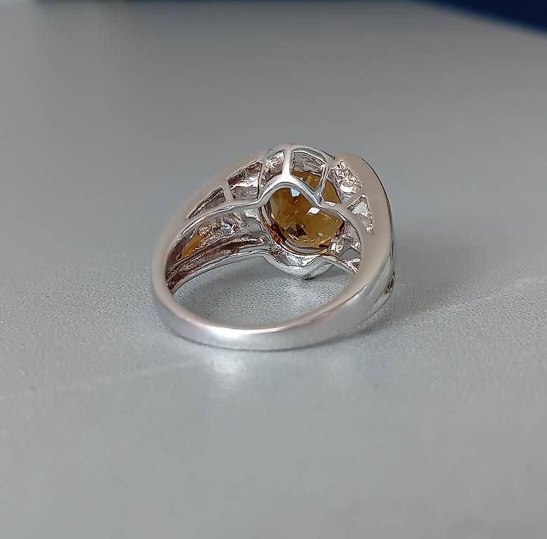 Ringe: Ring Silber mit Cognacquarz – Gebraucht aus Stans von wer_fd5f 2