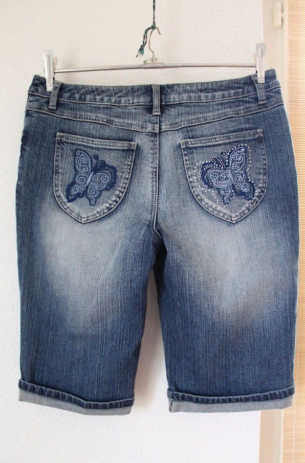 Jeans: Kurze Damen Jeans, Gr.40 – Usato da Locarno venduto da madame-tus-sauds