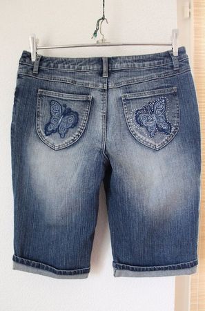Kurze Damen Jeans, Gr.40