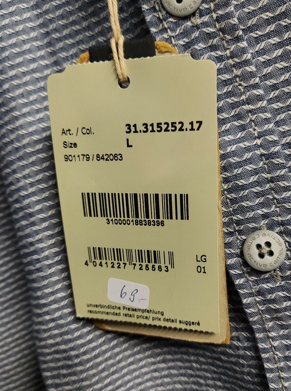 Camicie: Neues Camel Active Herren Hemd Gr. L, Slim Fit – Nuovo e nell'imballaggio originale da Basel venduto da Mazzo84 3