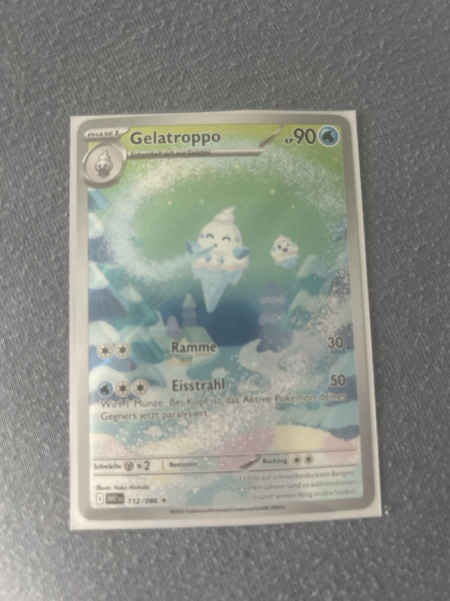 Pokémon Carte collezionabili: Gelatroppo 112/086 – Nuovo (secondo la descrizione) da Wetzikon ZH venduto da Zehra_mne