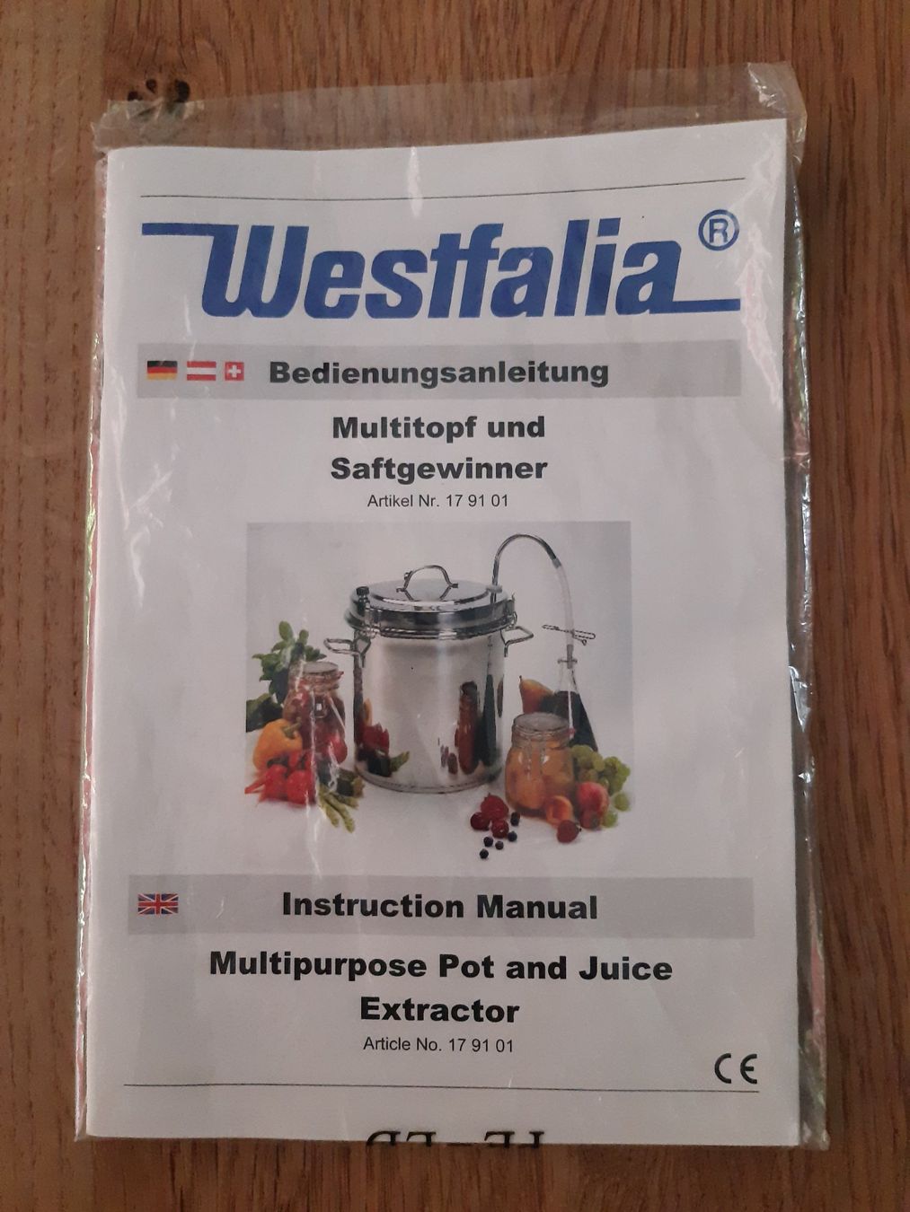 Elettrodomestici da cucina: Westfalia Multitopf/Saftgewinner, komplett – Usato da Winterthur venduto da Heliophobous 1