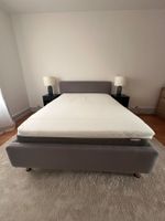 Bett inkl. Matratze, Topper und Lattenrost