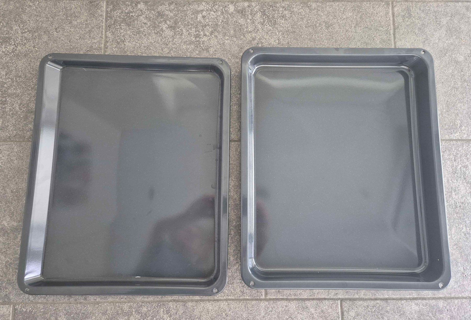 Teglie da forno: 3 STÜCK NEUE BACKBLECHE/GITTER – Nuovo (secondo la descrizione) da Algetshausen venduto da Engel-99 1