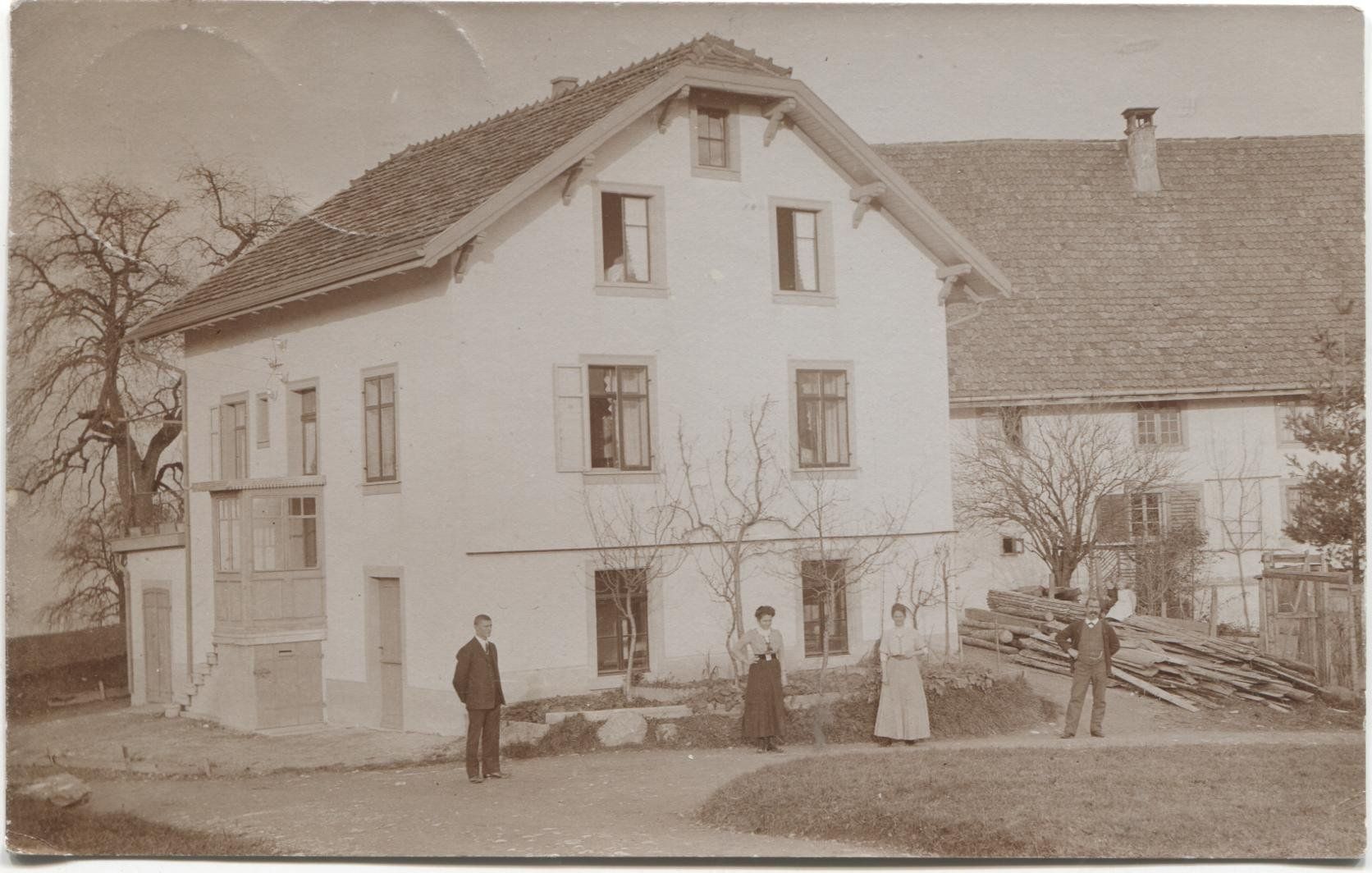 Cartoline postali: SAMSTAGERN ZH 1923 Sägerei? – Usato da Wil SG venduto da Clanx