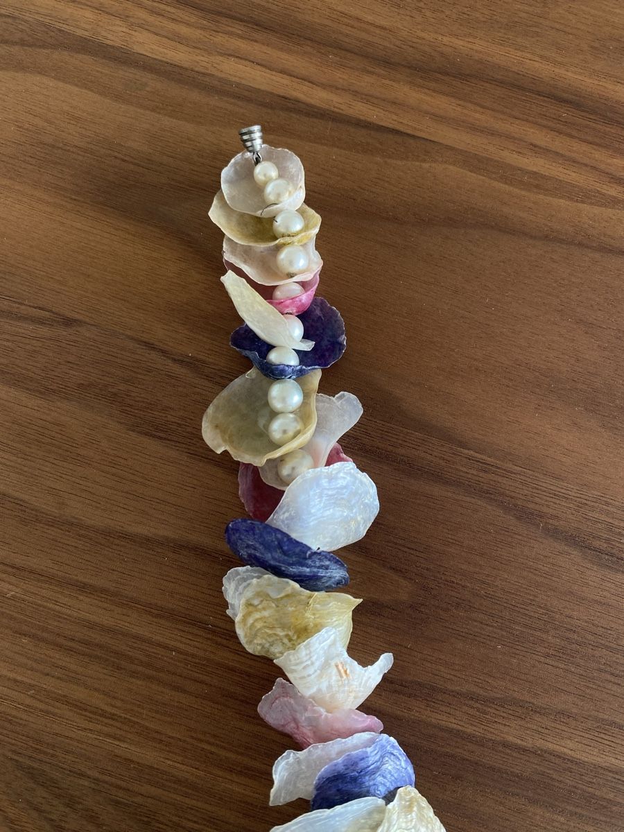 Catenine: Elegante Perlenkette mit bunten Muscheln – Usato da Zürich venduto da blancali 4