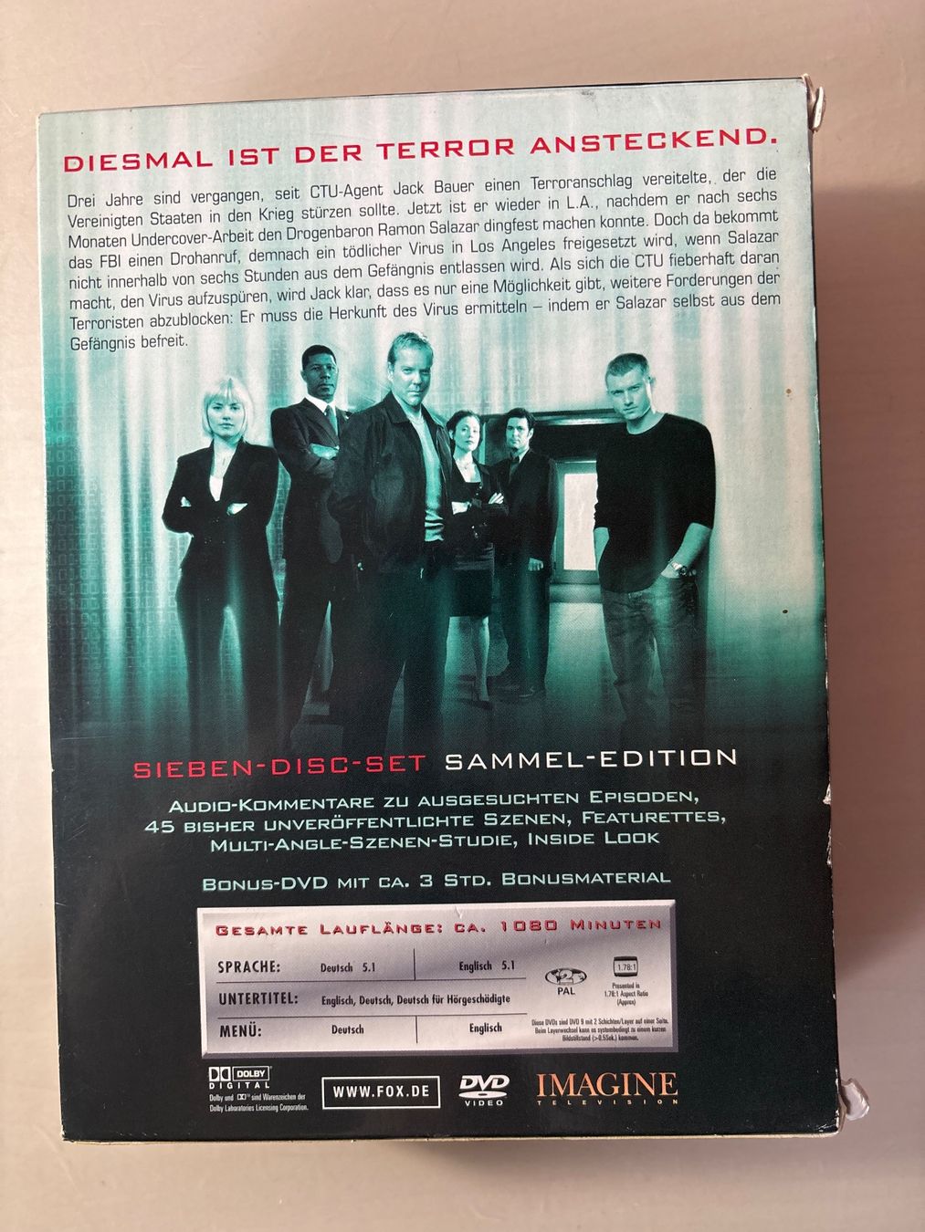 Alle DVDs: Kiefer Sutherland Twenty Four - Season 3 – Gebraucht aus Ruswil von Slivio_ 1