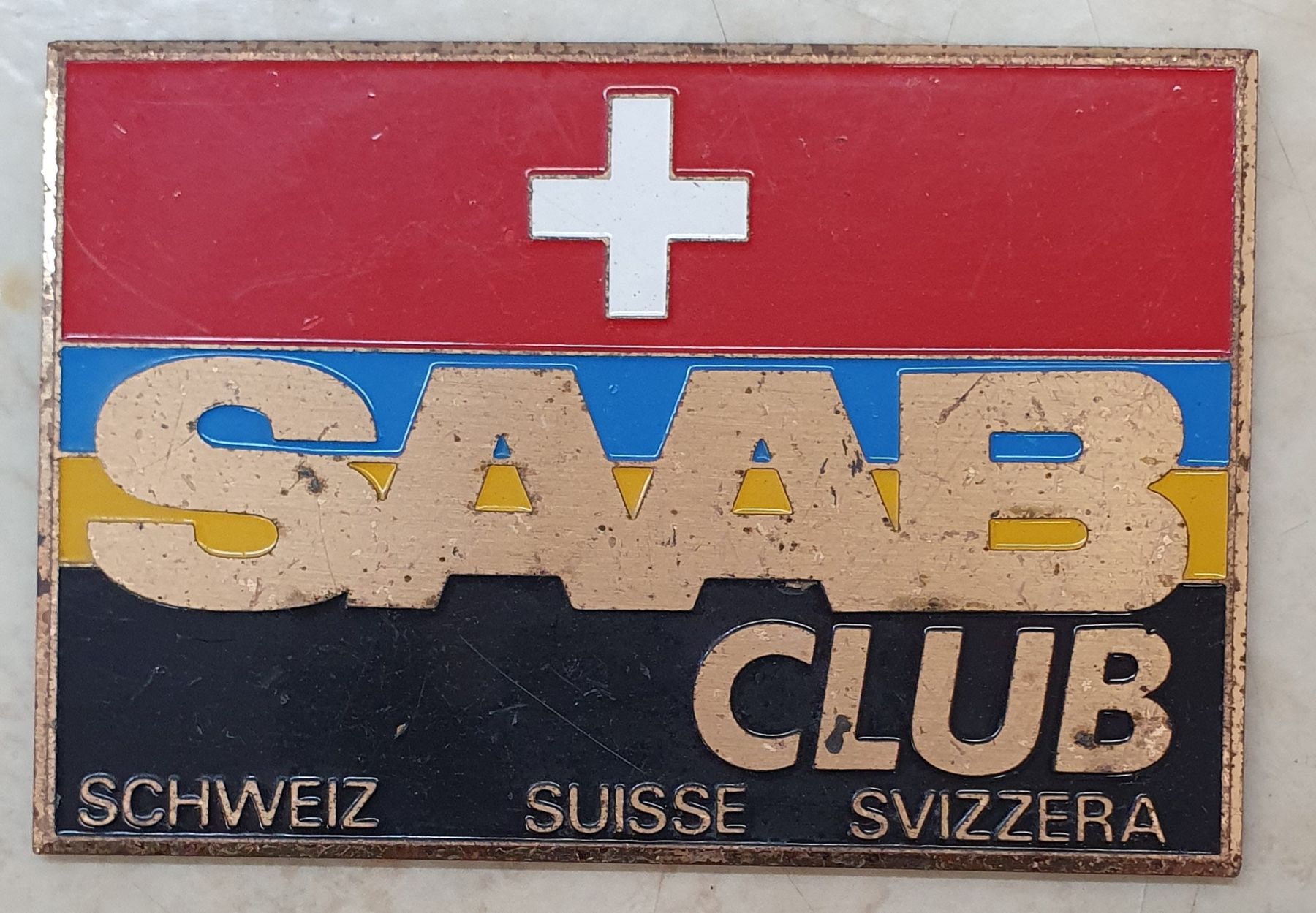 Insegne: SAAB Club Schweiz - Schild – Usato da Kreuzlingen venduto da Rschweiz1