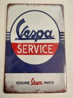 Vespa Service Blechschild 20x30cm