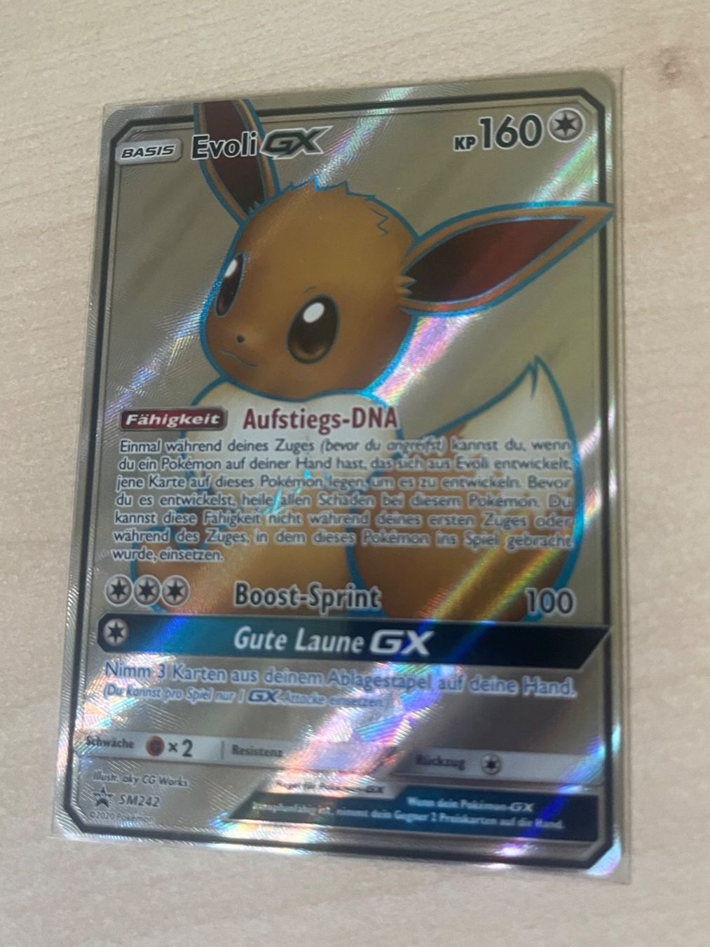 Pokémon Carte collezionabili: Evoli GX SM242 – Nuovo (secondo la descrizione) da St. Niklaus VS venduto da tru_vj5x