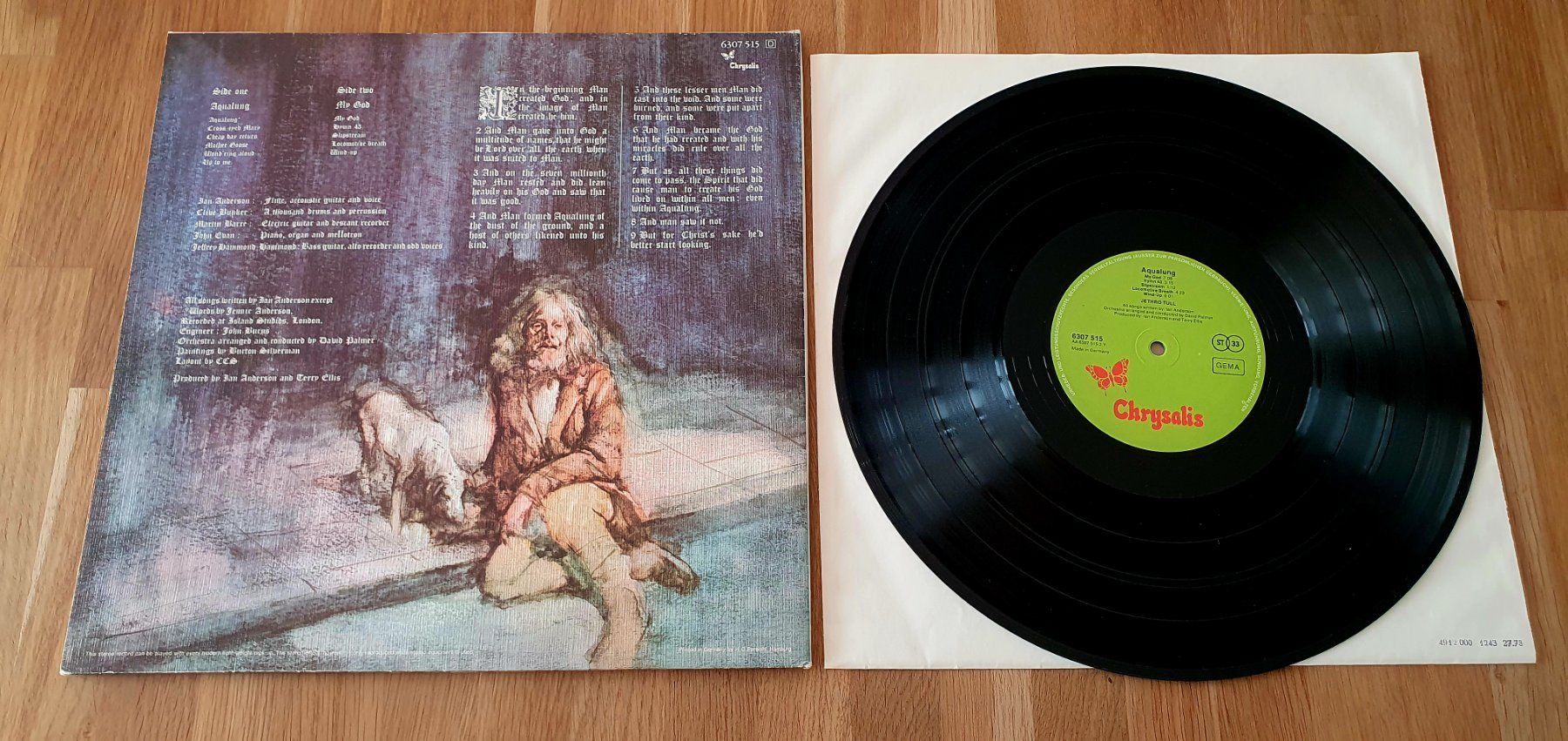 Dischi in vinile: JETHRO TULL, Aqualung, LP, MINT! – Nuovo (secondo la descrizione) da Kreuzlingen venduto da Cdschlumpf 1