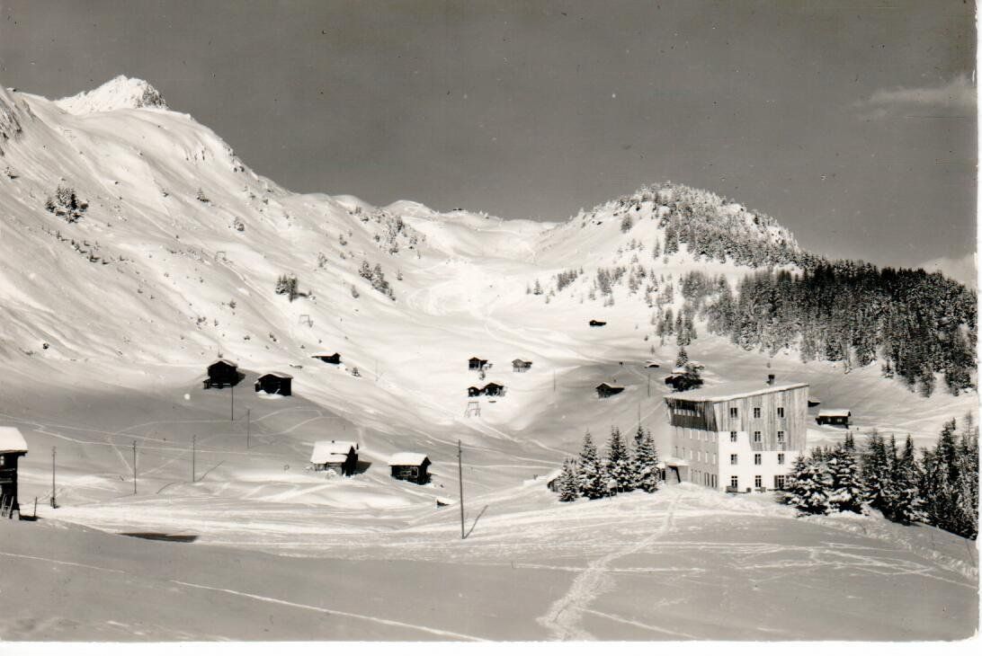 Cartoline postali: Riederalp mit Skilift Blausee – Usato da Wolhusen venduto da Curver9