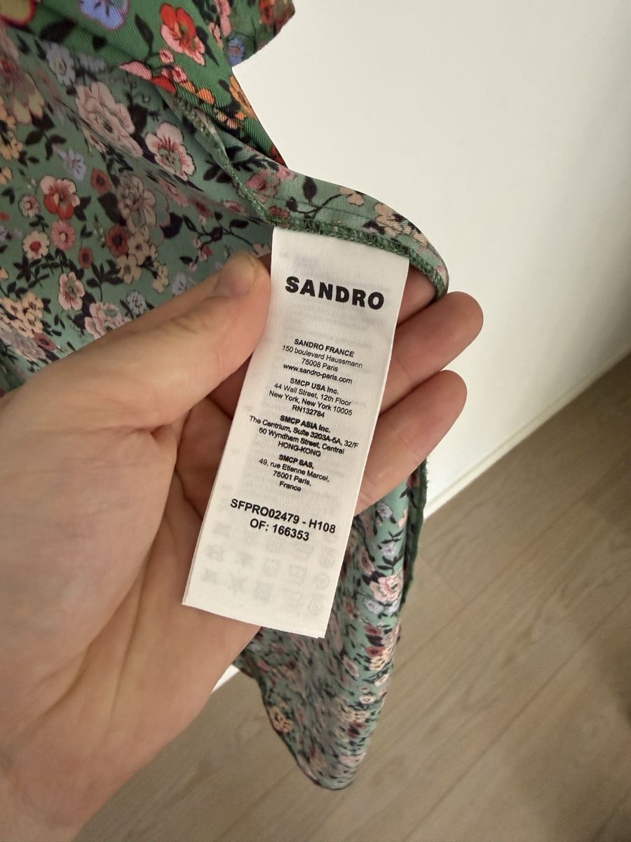 Sandro Kleider: Sandro Lueur Floral Print Robe Taille - S – Neu (gemäss Beschreibung) aus Genève von iry_67wr 6