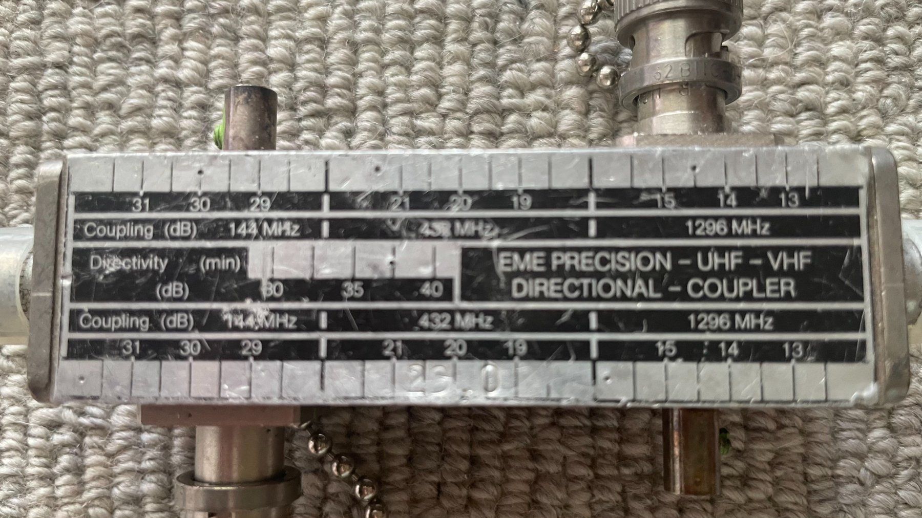 Radiocomunicazione: Koppler EME UHF VHF SHF – Usato da Steinhausen venduto da Romust 2