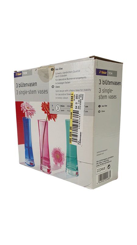 Vasi & Recipienti: TCHIBO 3 Blütenvasen – Usato da Wangen b. Olten venduto da Restwert_Wangen 3