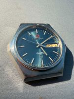 Certina Quartz DS ,Vintage,Defekt,Blaues Zifferblatt daydate