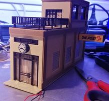 Mini-Bausatz Wanduhr, beleuchtet