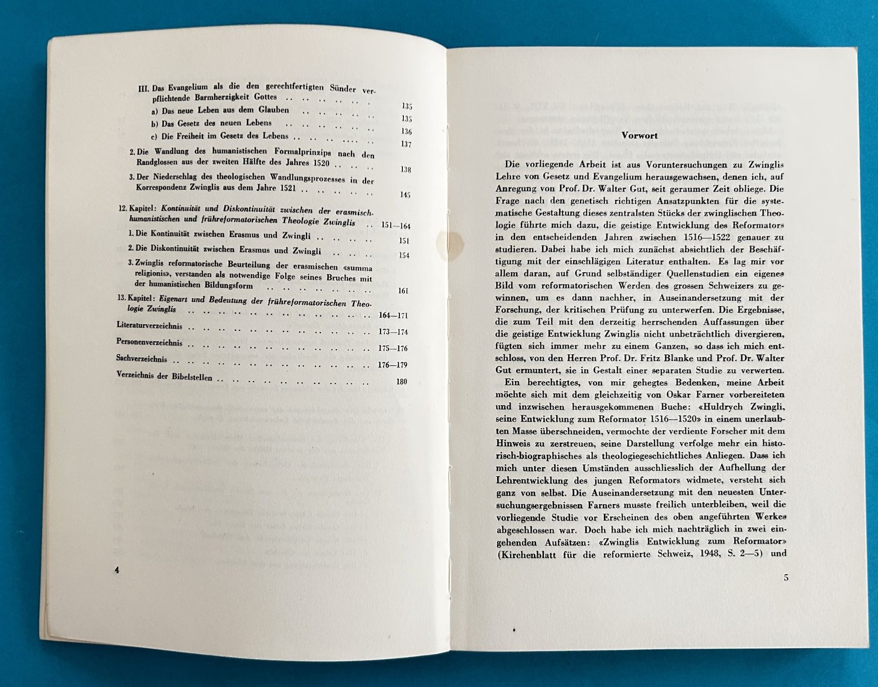Bücher: DIE THEOLOGIE ZWINGLIS 1949 – Gebraucht aus Zürich von Domus09 4