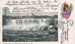 AK Niagara Falls (Buffalo N.Y., USA nach Bern BE) 1901