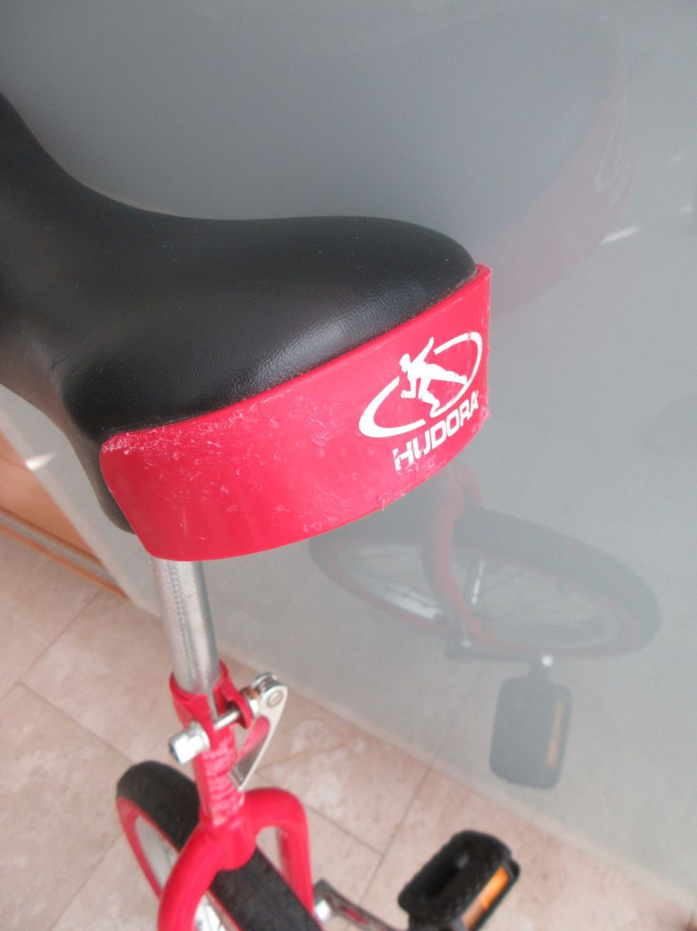 Biciclette: Knallrotes Einrad 16" Hudora – Usato da Binningen venduto da tempipassati 2