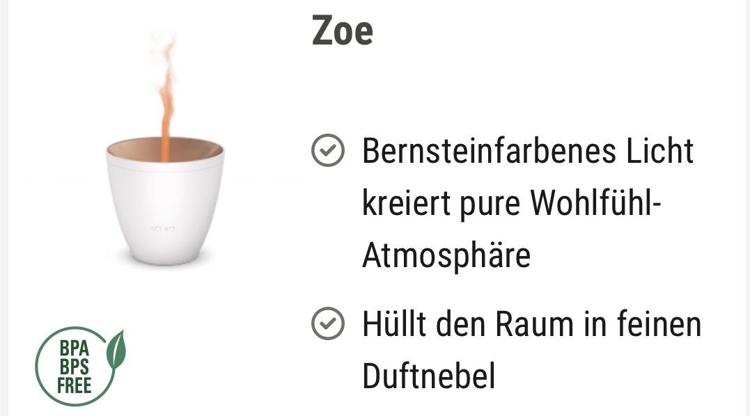 Diffusori di oli essenziali: Aroma Diffuser inkl. 3 Duftölen Neu & Originalverpackt – Nuovo e nell'imballaggio originale da Grächen venduto da Walterli_88 1