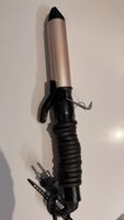 Curling iron rose gold black coil cord used condition