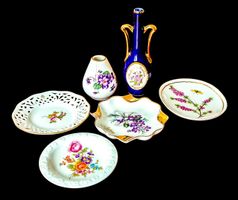 lot mini assiettes 4x  mini Vase 2x violettes Veilchen
