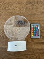 Fussball Lampe 3D Optik mit Farbwechsel und Fernbedienung