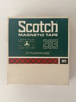 Scotch Magnetic Tape 203 Dynarange, 13 cm, Tonbandspule (3M)