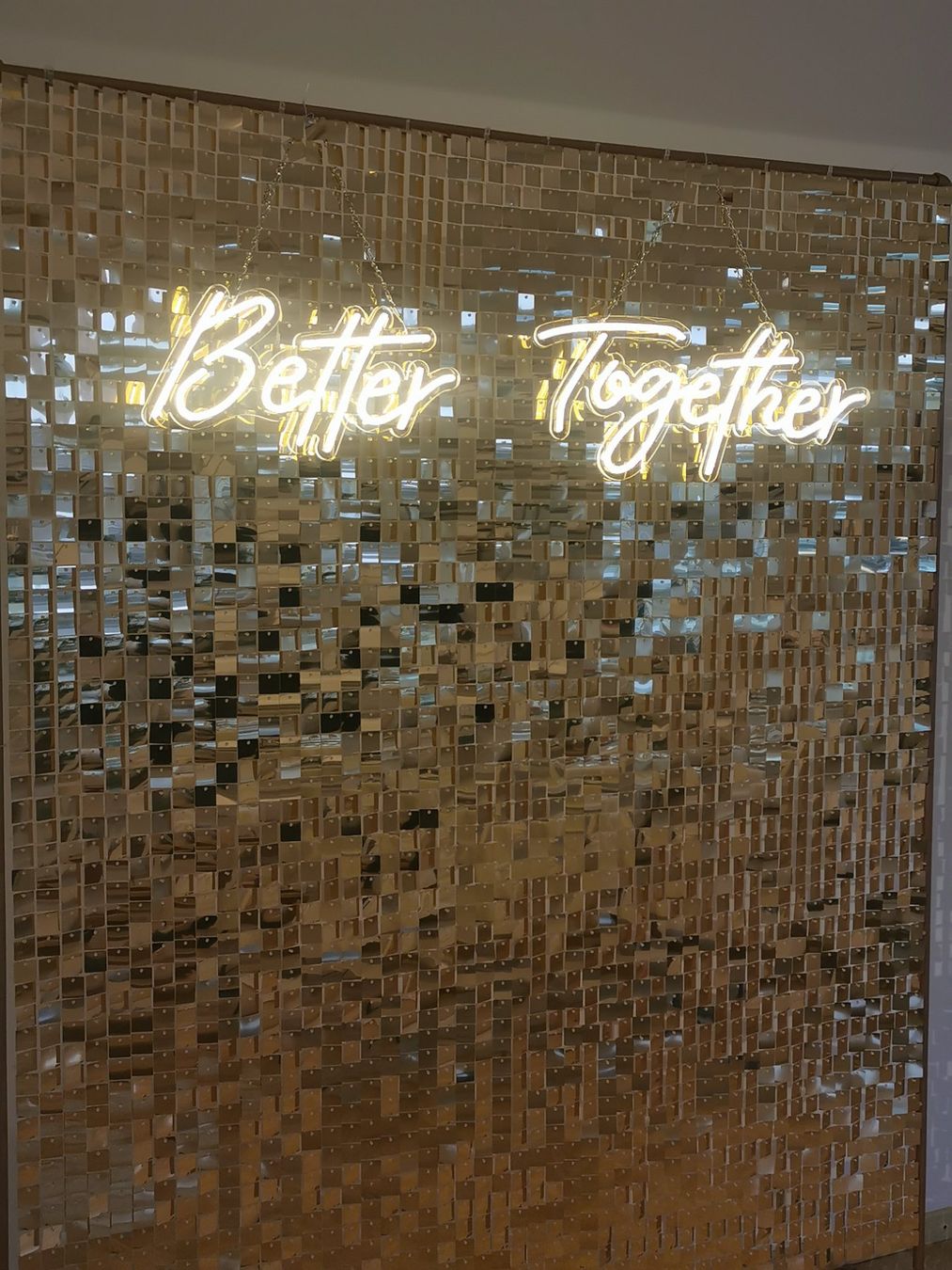 Lampade: Leuchtschild "Better together" ohne Vorhang – Nuovo (secondo la descrizione) da Huttwil venduto da Schnuegu13