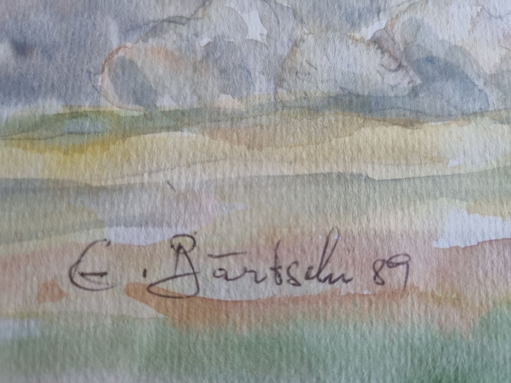 Dipinti: Original Aquarell von Emil Bärtschi – Usato da Uster venduto da Worm 6