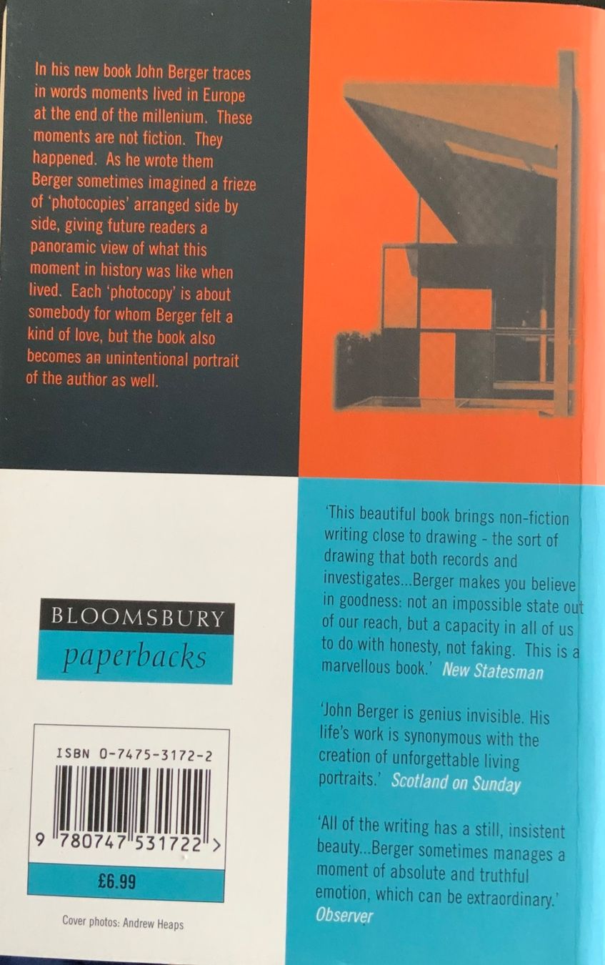 Libri: Creative writing coursebook/ways of seeing John Berger – Usato da Thun venduto da Znuenizie 5