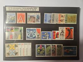 Set Briefmarken postfrisch Nr. 59 Jahresserie 1993