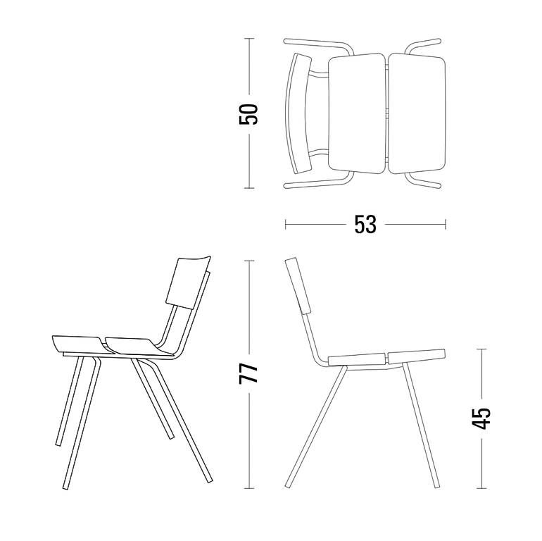 Chaises: Röthlisberger HE 52 Designer Stuhl – D'occasion à Zürich par Rosarilli 2