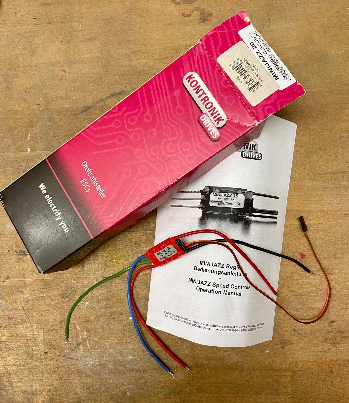 Modellismo RC: Kontronik Mini Jazz 20 Regler – Nuovo (secondo la descrizione) da Pratteln venduto da Arthband