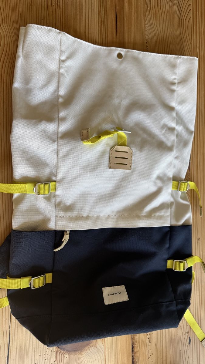 Sandqvist Zaini: Sandqvist Rucksack, 2-farbig, mit Laptopfach – Usato da Seewis Dorf venduto da alex.huesler 4