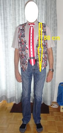 Costume de Noël (gilet+veste+cravate)