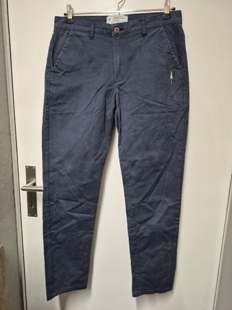 Nikon Tree Chino Hose Gr.32/32 Bio Baumwolle, marine