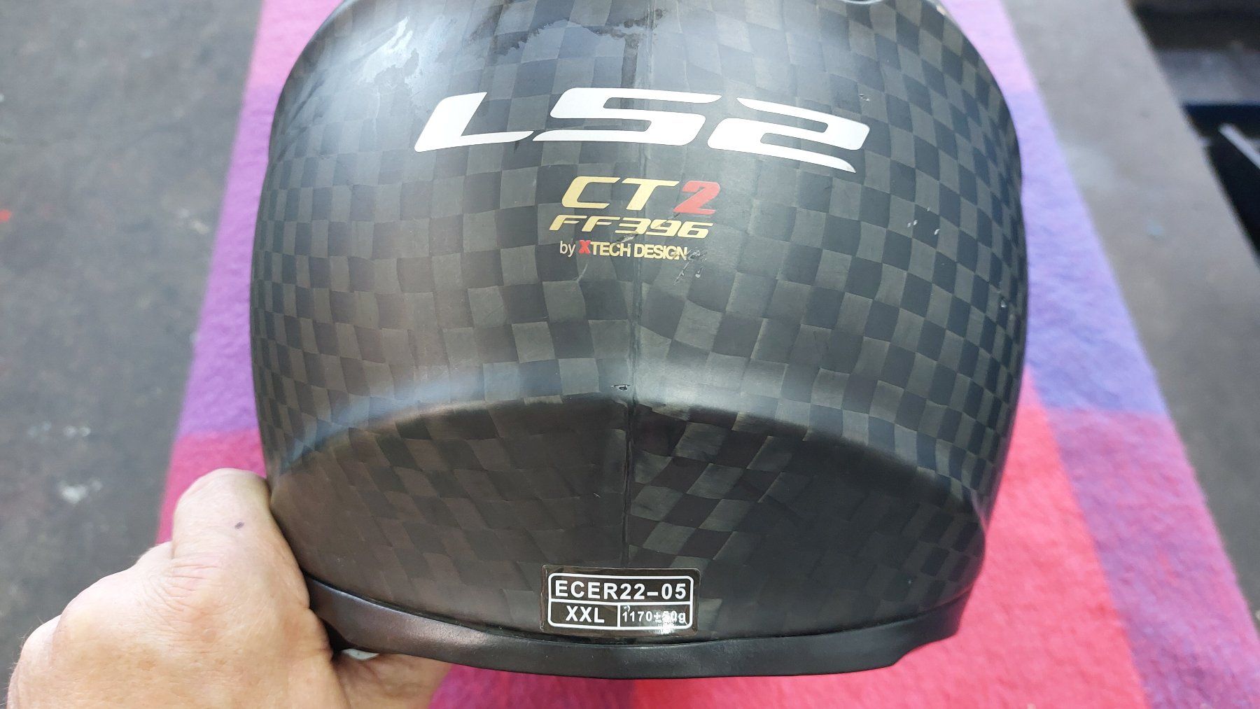 Caschi & visiere: LS2 Motorradhelm FF396 CT2, gebraucht,XXL – Usato da Orpund venduto da Regenbogen19 5